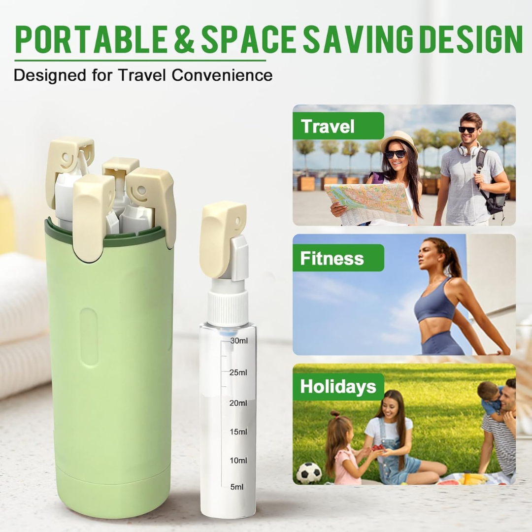 4-in-1 Portable Travel Dispenser