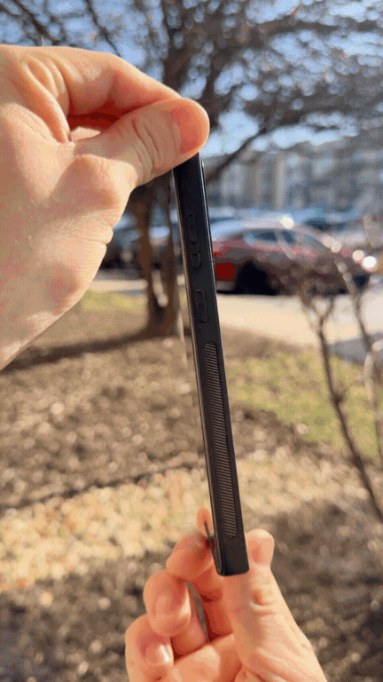 Funda con Efecto Visual en Movimiento